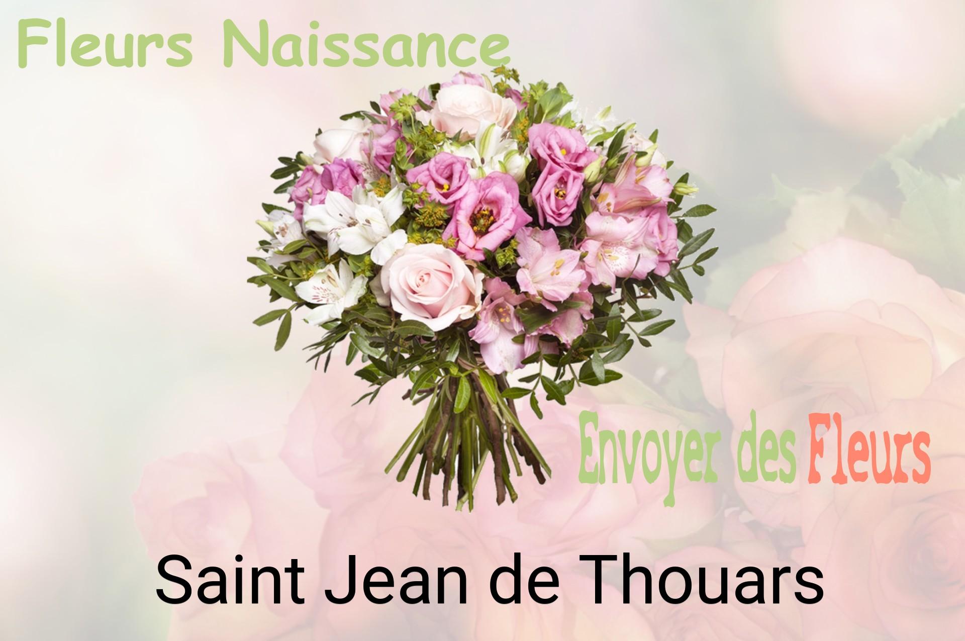 Bouquet de fleurs de naissance livré à Saint-Jean-de-Thouars